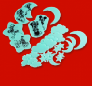 Leuchtsticker-Set GLOW IN THE DARK 2.99&nbsp;&euro;