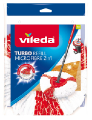 VILEDA 2-in-1-Ersatz-Wischbezug TURBO