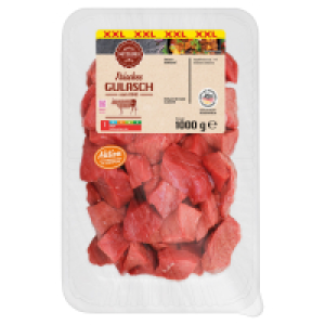 Rind Gulasch XXL 1 kg 9.99 €