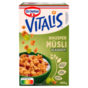 DR. OETKER Vitalis M&uuml;sli 600 g, Knusper Honig