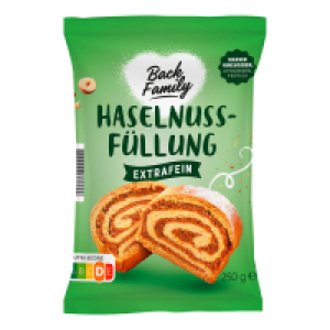 BACK FAMILY Backfüllungen 250 g, Haselnuss