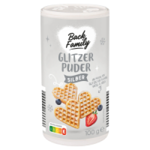 BACK FAMILY Glitzerpuder 100 g, weiß