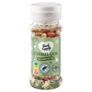 BACK FAMILY Streusel-Liebe Premium 60 g, grün/rot