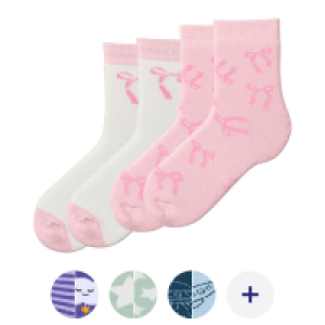 LILY & DAN Kinder Winter Socken 2er-Pack