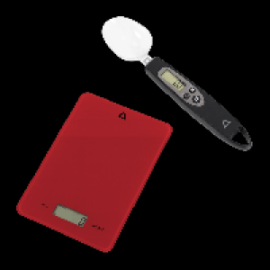 AMBIANO Digitale K&uuml;chen- / L&ouml;ffelwaage