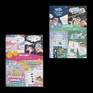 Bastel-und-Malbuch-Set