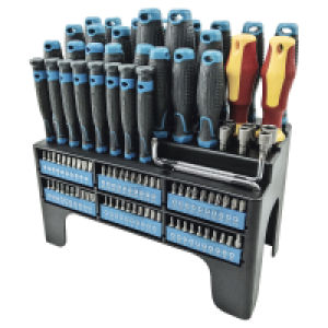 WORKZONE XXL Schraubendreher- und Bit-Set, 100 tlg.