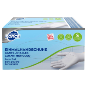 Aldi Süd  POWER FORCE Einmalhandschuhe Latex 200er-Pack