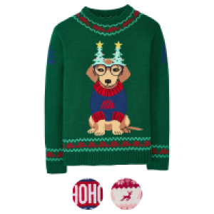 Aldi Süd  ALDIMANIA Damen oder Herren Weihnachtspullover