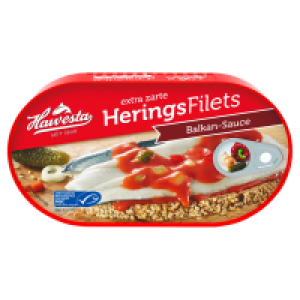 Aldi S&uuml;d  HAWESTA Heringsfilet in Balkan-Sauce 200 g