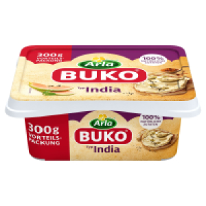 ARLA Buko Frischkäse 300 g, Indian Curry