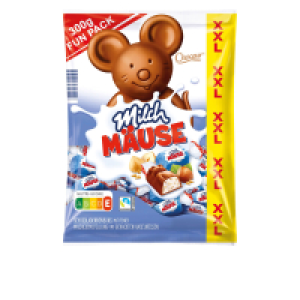 Aldi Süd  CHOCEUR Milch Mäuse XXL 300 g, Haselnuss