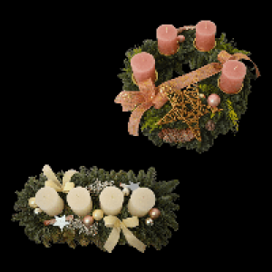 Aldi Nord Gardenline GARDENLINE Adventskranz / -schiff