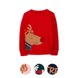 LILY & DAN Kinder Weihnachtspullover