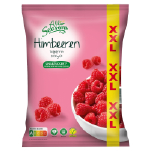 Aldi Süd  ALL SEASONS Tiefkühl-Himbeeren XXL 1 kg