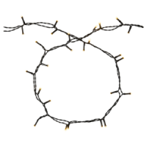 HOME CREATION LED-Lichterkette 100