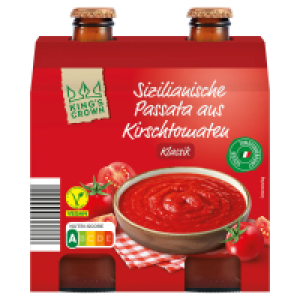 KINGS CROWN Kirschtomatenpassata 2 x 330 g, Klassik