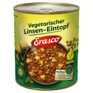 ERASCO Eint&ouml;pfe 800 g, vegetarische Linse