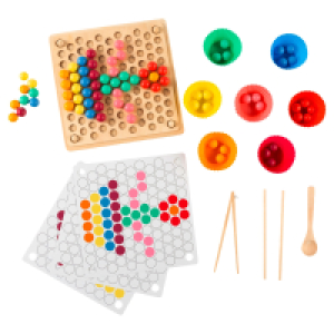 TOYLINO Holz-Brettspiel Feinmotorik