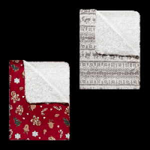HOME CREATION Fleece-Sherpa-Decke