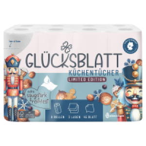 Aldi Süd  GLÜCKSBLATT GLÜCKSBLATT Küchenrolle Limited Edition