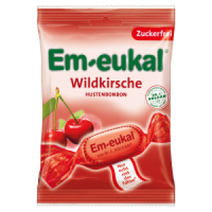 Aldi Süd  EM-EUKAL® Bonbons, Wildkirsche 90 g