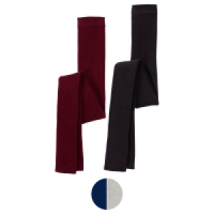 L&D LILY & DAN Kleinkinder Thermoleggings, 2er-Set