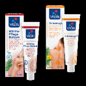 VITALIS Schmerzgel / Wärme-Pflege-Balsam / Muskel-aktiv-Fluid