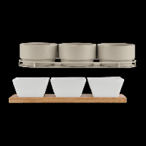 CROFTON Snack- und Diptablett