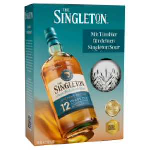 THE SINGLETON 12 Jahre 40 % vol 700 ml inkl. gratis Tumblerglas