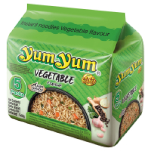YUMYUM Instant Nudeln Multipack 300 g, 5er-Pack, Gem&uuml;se