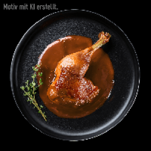 GOURMET FINEST CUISINE Entenkeule mit Sauce