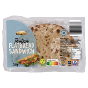 Aldi S&uuml;d  GOLD&Auml;HREN Protein Flatbread Sandwich 240 g