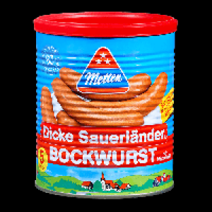 METTEN Dicke Sauerl&auml;nder Bockwurst 4.79&nbsp;&euro;