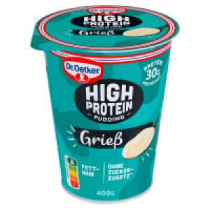 DR. OETKER High Protein Pudding 400 g, Grie&szlig;pudding