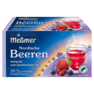 Aldi S&uuml;d  MESSMER L&auml;ndertee 50 g, Nordische Beeren