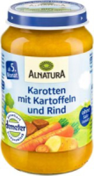 Alnatura Karotten mit Kartoffeln und Rind