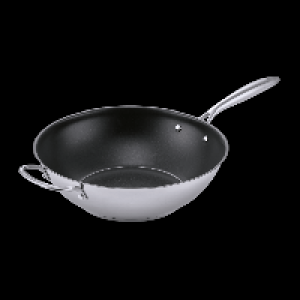 Aldi Nord Crofton CROFTON Edelstahl-Wokpfanne