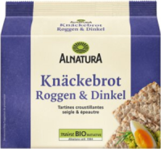 Alnatura Kn&auml;ckebrot Roggen und Dinkel