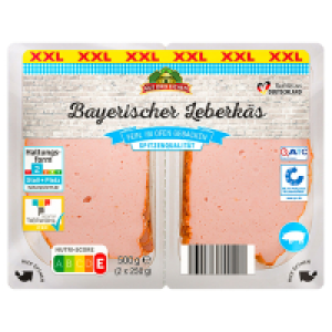 Aldi S&uuml;d  GUT DREI EICHEN Bayerischer Leberk&auml;se 500 g