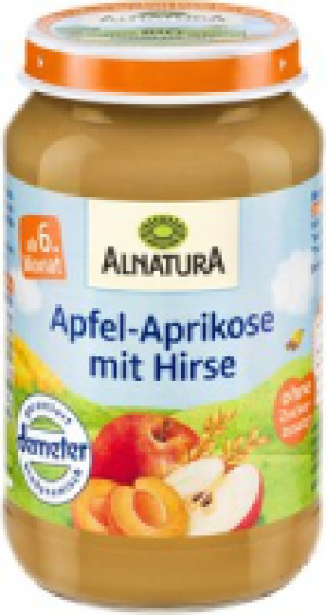 Apfel-Aprikose mit Hirse 1.35&nbsp;&euro;