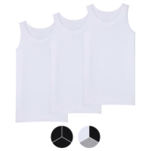 Aldi S&uuml;d  UP2FASHION BASICS Herren Basic Tanktop 3er-Set