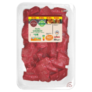 Aldi S&uuml;d  MEINE METZGEREI Rind Gulasch XXL
