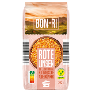 BON-RI H&uuml;lsenfr&uuml;chte 500 g, rote Linsen