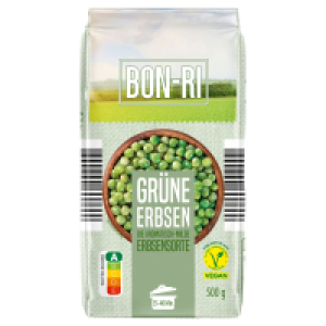 BON-RI H&uuml;lsenfr&uuml;chte 500 g, gr&uuml;ne Erbsen
