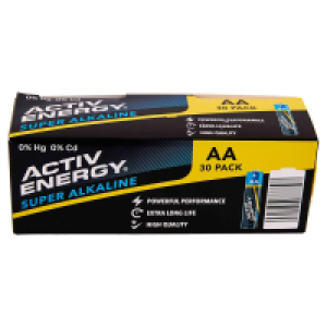 Aldi S&uuml;d  ACTIV ENERGY Batterien, 30er-Pack