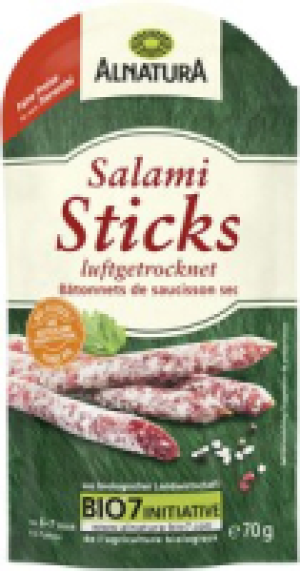 Alnatura Salami-Sticks luftgetrocknet