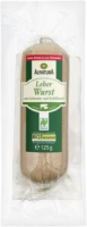 Alnatura Leberwurst mit Schweine- und Kalbfleisch