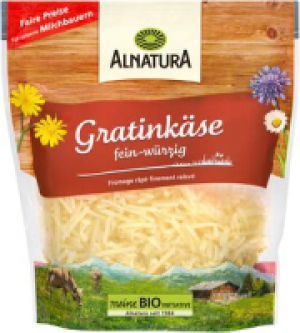 Alnatura Gratink&auml;se gerieben