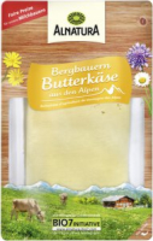Alnatura Bergbauern-Butterk&auml;se in Scheiben